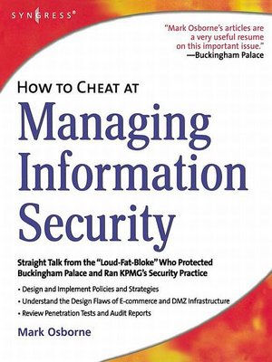 cover image of How to Cheat at Managing Information Security